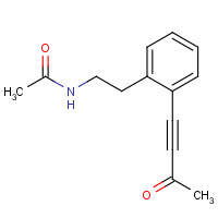 1247089-46-8 N-[2-[2-(3-oxobut-1-ynyl)phenyl]ethyl]acetamide chemical structure