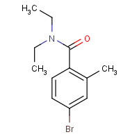 682778-12-7 4-bromo-N,N-diethyl-2-methylbenzamide chemical structure