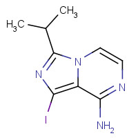 1320266-94-1 1-iodo-3-propan-2-ylimidazo[1,5-a]pyrazin-8-amine chemical structure