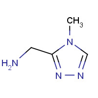 145942-99-0 (4-methyl-1,2,4-triazol-3-yl)methanamine chemical structure