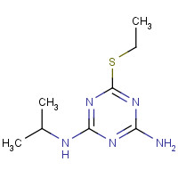 1092352-75-4 6-ethylsulfanyl-2-N-propan-2-yl-1,3,5-triazine-2,4-diamine chemical structure
