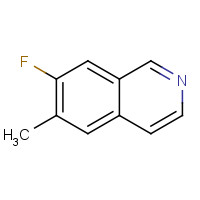 1159983-16-0 7-fluoro-6-methylisoquinoline chemical structure