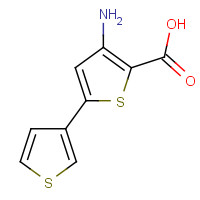 507472-79-9 3-amino-5-thiophen-3-ylthiophene-2-carboxylic acid chemical structure