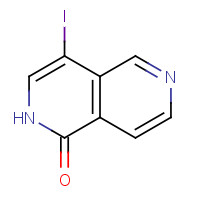 1353970-52-1 4-iodo-2H-2,6-naphthyridin-1-one chemical structure