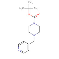 150812-38-7 tert-butyl 4-(pyridin-4-ylmethyl)piperazine-1-carboxylate chemical structure