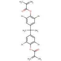 42146-13-4 [2,6-dibromo-4-[2-[3,5-dibromo-4-(2-methylprop-2-enoyloxy)phenyl]propan-2-yl]phenyl] 2-methylprop-2-enoate chemical structure