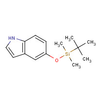 106792-38-5 tert-butyl-(1H-indol-5-yloxy)-dimethylsilane chemical structure