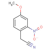 105003-90-5 2-(4-methoxy-2-nitrophenyl)acetonitrile chemical structure
