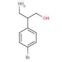1368653-37-5 3-amino-2-(4-bromophenyl)propan-1-ol chemical structure