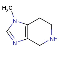 87673-88-9 1-methyl-4,5,6,7-tetrahydroimidazo[4,5-c]pyridine chemical structure