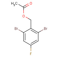 1346674-62-1 (2,6-dibromo-4-fluorophenyl)methyl acetate chemical structure