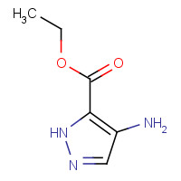 55904-61-5 ethyl 4-amino-1H-pyrazole-5-carboxylate chemical structure