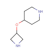 1441004-41-6 4-(azetidin-3-yloxy)piperidine chemical structure