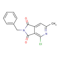 261363-75-1 2-benzyl-4-chloro-6-methylpyrrolo[3,4-c]pyridine-1,3-dione chemical structure
