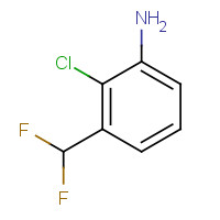 1261499-71-1 2-chloro-3-(difluoromethyl)aniline chemical structure
