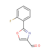885274-37-3 2-(2-fluorophenyl)-1,3-oxazole-4-carbaldehyde chemical structure