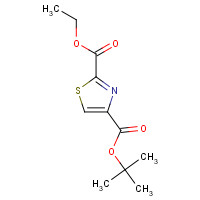 1023594-54-8 4-O-tert-butyl 2-O-ethyl 1,3-thiazole-2,4-dicarboxylate chemical structure