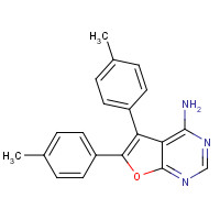 501693-54-5 5,6-bis(4-methylphenyl)furo[2,3-d]pyrimidin-4-amine chemical structure