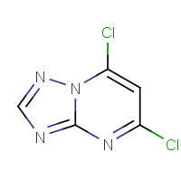78706-26-0 5,7-dichloro-[1,2,4]triazolo[1,5-a]pyrimidine chemical structure
