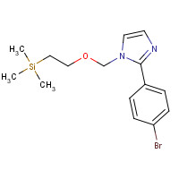 934744-50-0 2-[[2-(4-bromophenyl)imidazol-1-yl]methoxy]ethyl-trimethylsilane chemical structure