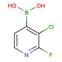 1217500-55-4 (3-chloro-2-fluoropyridin-4-yl)boronic acid chemical structure