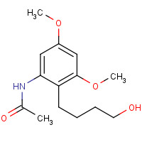 1373753-73-1 N-[2-(4-hydroxybutyl)-3,5-dimethoxyphenyl]acetamide chemical structure