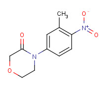 845729-46-6 4-(3-methyl-4-nitrophenyl)morpholin-3-one chemical structure