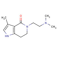 945381-98-6 5-[2-(dimethylamino)ethyl]-3-methyl-6,7-dihydro-1H-pyrrolo[3,2-c]pyridin-4-one chemical structure