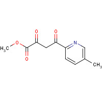 858598-96-6 methyl 4-(5-methylpyridin-2-yl)-2,4-dioxobutanoate chemical structure