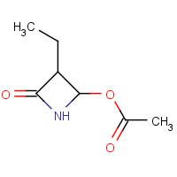 82290-86-6 (3-ethyl-4-oxoazetidin-2-yl) acetate chemical structure