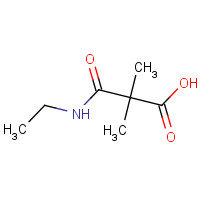 716362-37-7 3-(ethylamino)-2,2-dimethyl-3-oxopropanoic acid chemical structure
