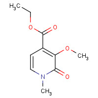130879-43-5 ethyl 3-methoxy-1-methyl-2-oxopyridine-4-carboxylate chemical structure