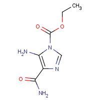 111105-67-0 ethyl 5-amino-4-carbamoylimidazole-1-carboxylate chemical structure