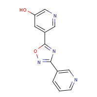 1033724-03-6 5-(3-pyridin-3-yl-1,2,4-oxadiazol-5-yl)pyridin-3-ol chemical structure