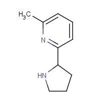 23894-40-8 2-methyl-6-pyrrolidin-2-ylpyridine chemical structure