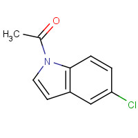 94353-40-9 1-(5-chloroindol-1-yl)ethanone chemical structure