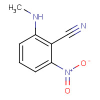 63365-26-4 2-(methylamino)-6-nitrobenzonitrile chemical structure
