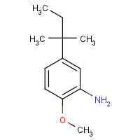 91553-00-3 2-methoxy-5-(2-methylbutan-2-yl)aniline chemical structure