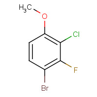 909122-18-5 1-bromo-3-chloro-2-fluoro-4-methoxybenzene chemical structure