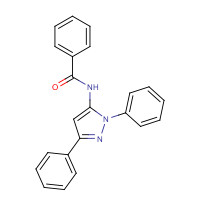 77746-90-8 N-(2,5-diphenylpyrazol-3-yl)benzamide chemical structure