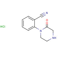 819813-98-4 2-(2-oxopiperazin-1-yl)benzonitrile;hydrochloride chemical structure