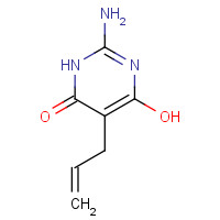 97570-29-1 2-amino-4-hydroxy-5-prop-2-enyl-1H-pyrimidin-6-one chemical structure