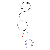1038351-17-5 1-benzyl-4-(imidazol-1-ylmethyl)piperidin-4-ol chemical structure