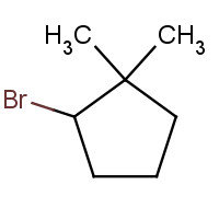 22228-38-2 2-bromo-1,1-dimethylcyclopentane chemical structure