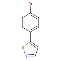 49602-97-3 5-(4-bromophenyl)-1,2-thiazole chemical structure