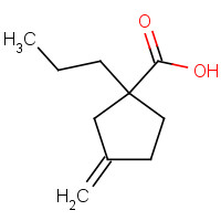 400770-60-7 3-methylidene-1-propylcyclopentane-1-carboxylic acid chemical structure