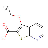 521948-32-3 3-ethoxythieno[2,3-b]pyridine-2-carboxylic acid chemical structure