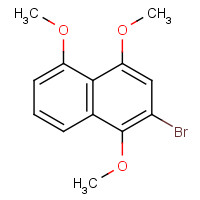 107941-22-0 2-bromo-1,4,5-trimethoxynaphthalene chemical structure