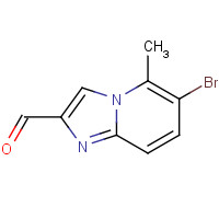 881841-44-7 6-bromo-5-methylimidazo[1,2-a]pyridine-2-carbaldehyde chemical structure