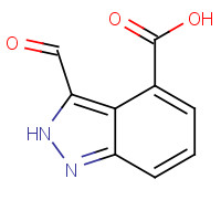 885519-78-8 3-formyl-2H-indazole-4-carboxylic acid chemical structure